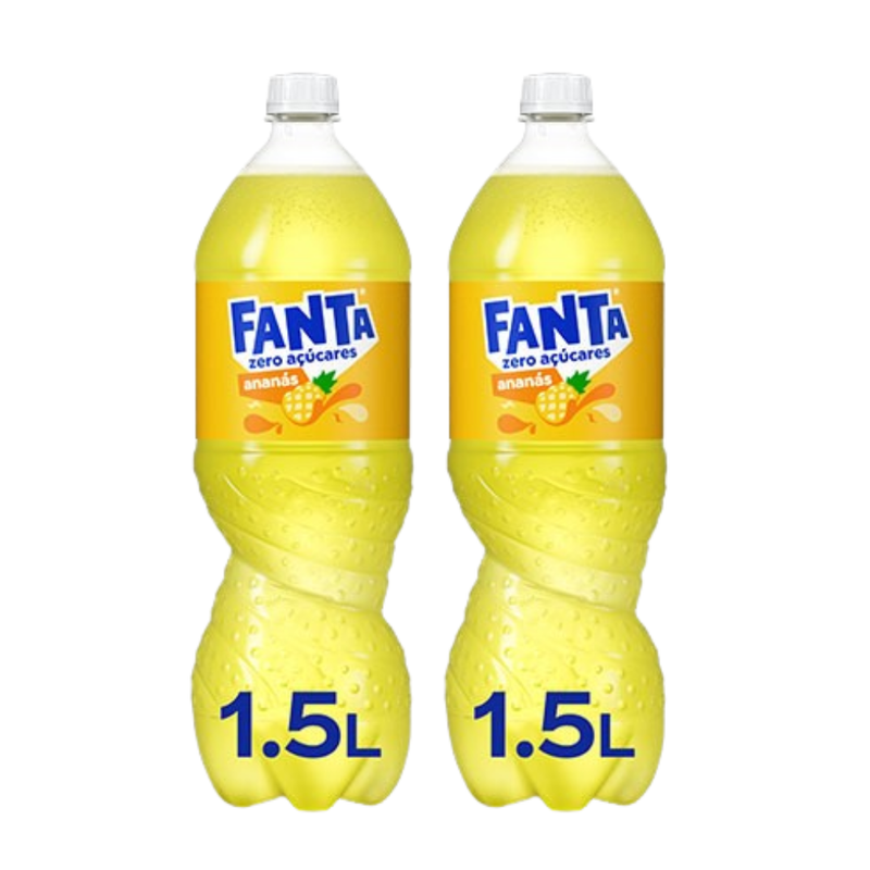 Pack Fanta Ananás Zero 2x1.5L