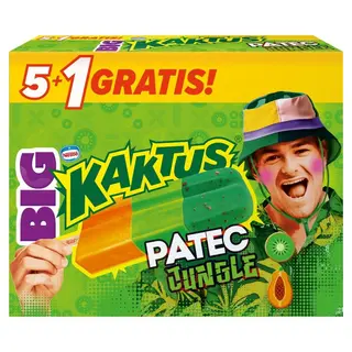 Kaktus Patec Jungle Lody wodne z papają i sorbet kiwi (6 szt.) 450 ml