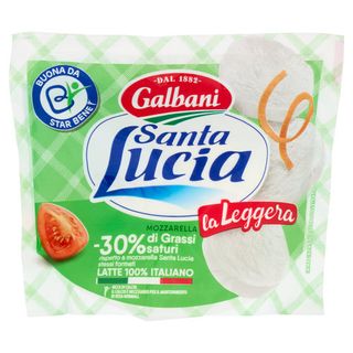 Galbani Santa Lucia Mozzarella la Leggera 125 g - 8000430138696