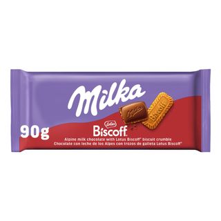 Milka Tavolette Di Cioccolato Con Lotus Biscoff 90g