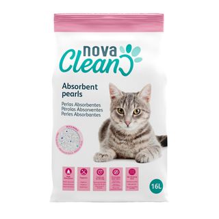 16 L Nova Clean Perlas Absorbentes para gatos