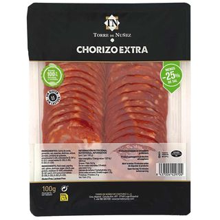 Chorizo Extra Torre Nuñez, Sobre 100 Gr. (13279609)