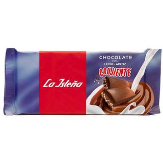 La Isleña Tableta De Chocolate Con Arroz Crujiente 150 G