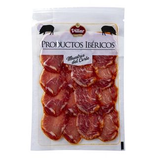 Lomo De Cebo Ibérico 50% Raza Ibérica Maestros Del Corte Villar 90 Gr.