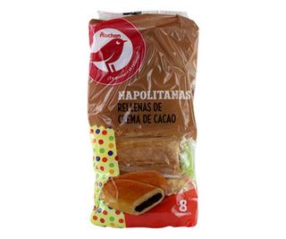 Napolitanas Chocolate Auchan 8 Und. 320 G