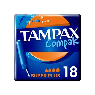 Tampones Compak Pearl Super Plus - Tampax - 18 Uds (146197)