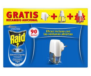 Antimosquitos (Difusor + Recambios) Raid 2 X 27 Ml.
