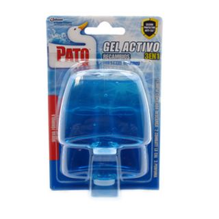 Limpiador Pato Gel Wc Azul 2 Recambios (8412400024050)