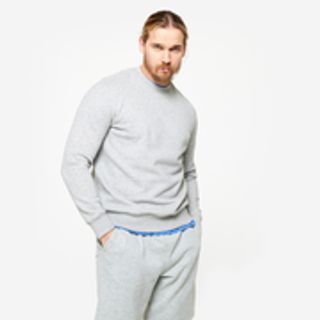 Sudadera Hombre Gris Muletón Cálida.L Gris