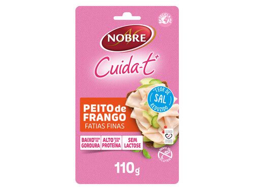 FIAMBRE PEITO DE FRANGO CUIDA-TE FATIAS FINAS NOBRE 110G
