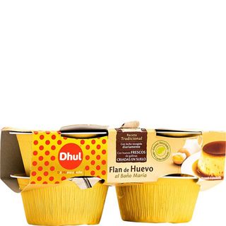 DHUL Flan De Huevo 4X110 G