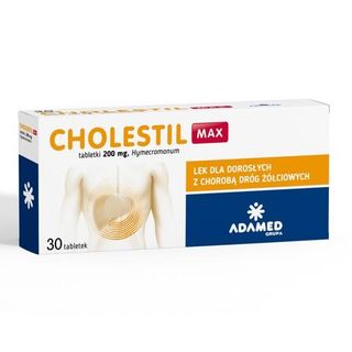 Cholestil Max 200 mg 30 tabletek