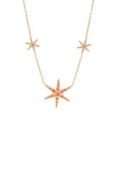 Collar 3 Estrellas Marrón