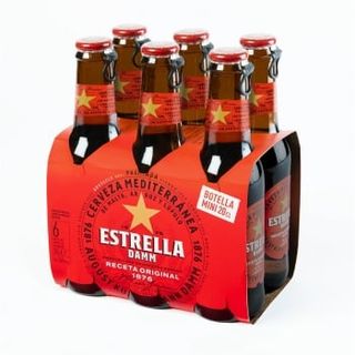 Cerveza Estrella Damm Pack 6 Botellas 20 Cl.