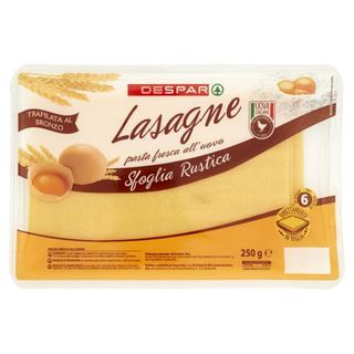 Desapr Lasagne pasta fresca all'uovo Sfoglia Rustica 250 g