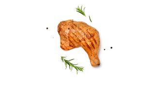 Auchan - Ćwiartka z kurczaka z grilla - sztuka