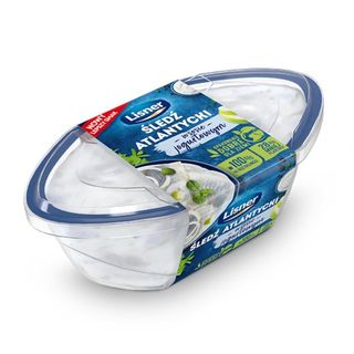 Lisner Śledź atlantycki w sosie jogurtowym, 280 g