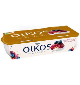 Yogur Danone Oikos Tentaciones Tarta Arándanos 2 Uds.