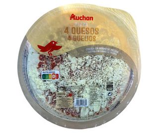 Pizza 4 Quesos Auchan 400 G