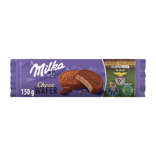 Bolachas Wafers de Chocolate de Leite Milka 150G