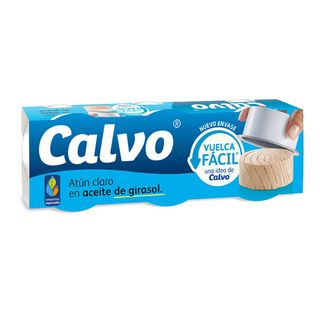 Atun Calvo Claro Aceite Girasol Ro-80 V.Facil P3X52 Gr.P.E.