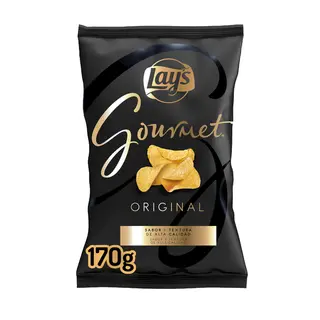 Lays Gourmet papas fritas sabor original 170 g