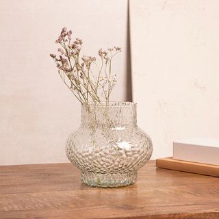 Wazon GALTO ze szkła młotkowanego 19,5x22 cm