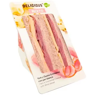 Sandwich York&Emmental Ñaming Delicious 200 G