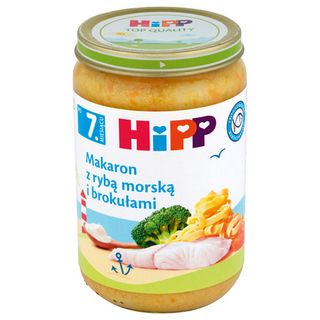Hipp Junior Makaron z rybą morską i brokułami, 220 g