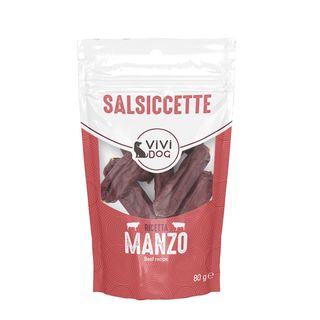 Vivi dog snack salsiccette 80g manzo