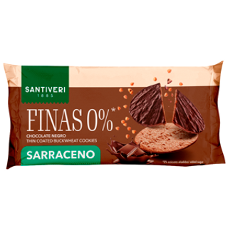 SANTIVERI Galleta Fina Sarraceno Choco Negro 0% Santiveri