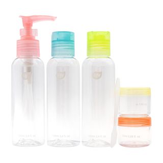 Life Travel Zestaw podróżny 6 elementów tęczowy