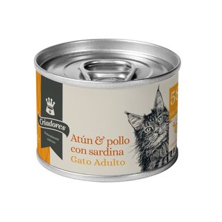 Criadores Adulto Atún Con Pollo Y Sardina En Paté Lata Para Gatos 0.17Kg