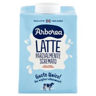 Arborea Latte Parzialmente Scremato Uht A Lunga Conservazione 500 Ml