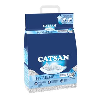 Catsan hygiene plus lettiera per gatto 20l