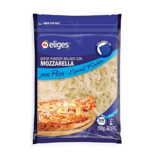IFA ELIGES Queso Rallado Pizza Especial Mozzarella, 200G