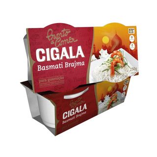 Arroz Basmati Cigala:Pronto A Comer Brajma 2X125 G