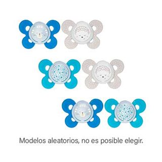 Chupete Physio Comfort Silicona Niño 16 Meses+ 2 Un Chicco (8058664082544)