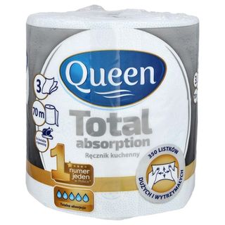 Queen Ręcznik kuchenny Total absorption 3 warstwowy 70 metrów