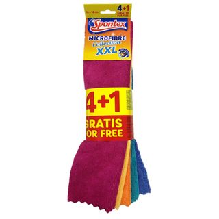 Bayeta Microfibra Xxl 36X38Cm 4+1 Uds (127626)