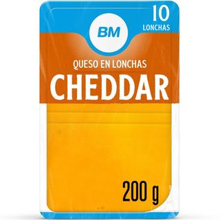 BM Queso Cheddar Lonchas 200 G