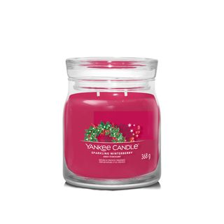Sparkling Winterberry candela in giara media - Yankee Candle