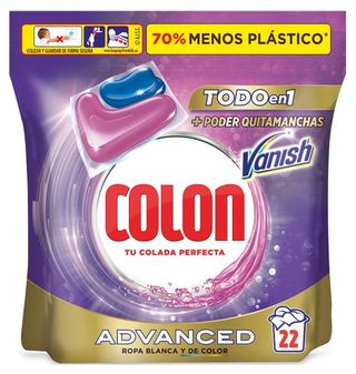 Detergente Colon Vanish Cápsulas 22 Uds.