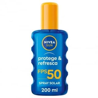Spray Protector Solar Protección Invisible Spf50 Protege & Refresca Nivea Sun 200 Ml.
