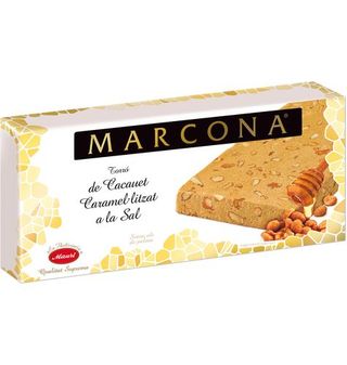 Turrón Marcona Cacahuete Miel Sal 200 G