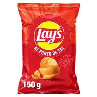 Patatas Fritas al Punto de Sal Lay's s/Gluten 150 Gr.
