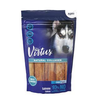 Virtus puppy natural collagen chew 90g salmone