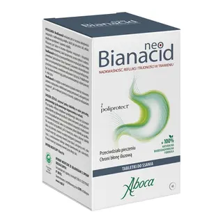 NeoBianacid Nadkwaśność i Refluks, tabletki do ssania, 45 sz