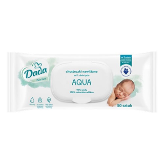 Dada Chusteczki nawilżane Aqua, 50 szt.