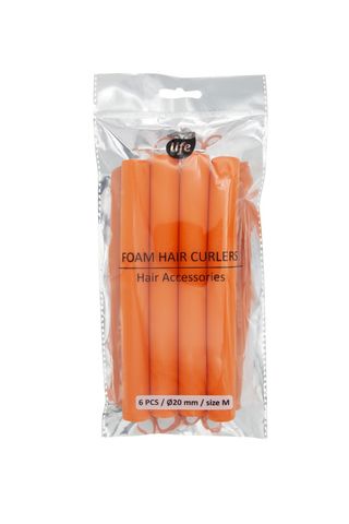 Life Papiloty do włosów 20 Mm Pomarańcz